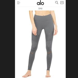 alo yoga slate moto leggings